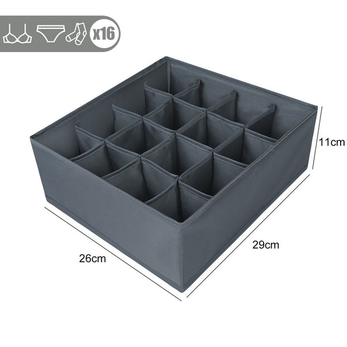 Caja organizadora para calcetines y ropa interior, caja que ahorra espacio para ropa interior y accesorios