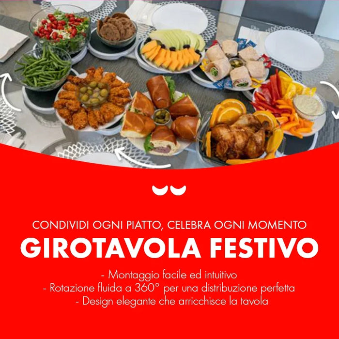 Bandeja giratoria festiva