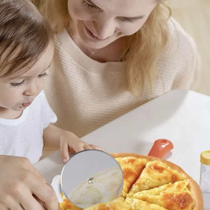 Rueda de acero para cortar pizza