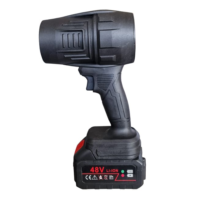 Soffiatore Elettrico 2 Batterie Portatili 48V 1050W Motore Jet