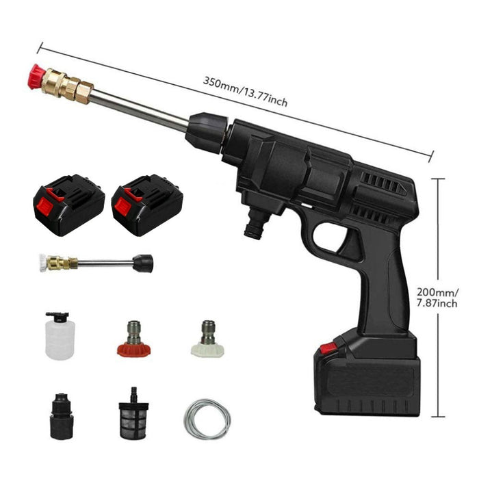 Hidropistola sin cable de 48 V con accesorios