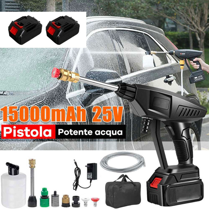 Hidropistola sin cable de 48 V con accesorios