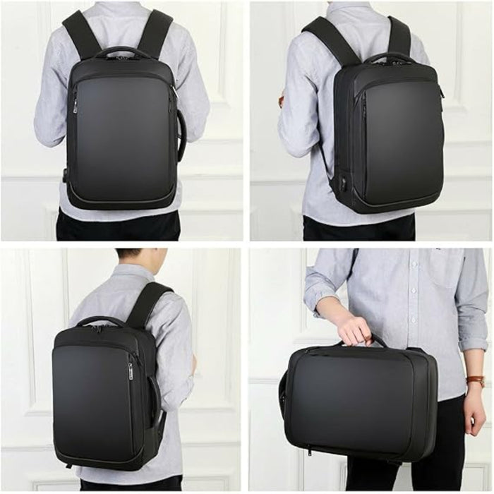 Interno dello zaino con scomparto imbottito per laptop fino a 15,6 pollici